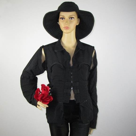 Tripp nyc Jackets & Blazers - Tripp Daang Goodman Black Steampunk Jacket Sz Med